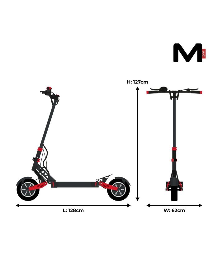 Trotineta Electrică Motus PRO 10 sport 2021 2x1000W 66km/h